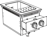 Макароноварка Встраиваемая 700 Серии Apach Chef Line SLDI7PCE4