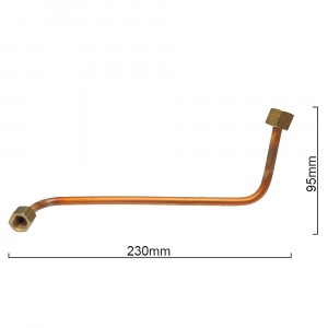 Трубка 3/8"-1/4" бойлер - клапан аварийный appia 1gr nuova simonelli 98030178