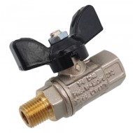 Кран шаровый 1/4 m-f Кран шаровый 1/4 m-f