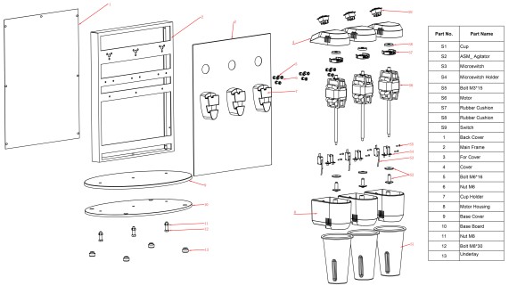 Миксер для молочных коктейлей VA-DM-B-30C