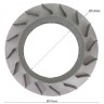 Ротор турбины artist (до с/н 3605221090160) robolabs 25343