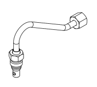 Трубка подачи воды в сборе ( прямое соединение ), Sanremo, арт. 10004587