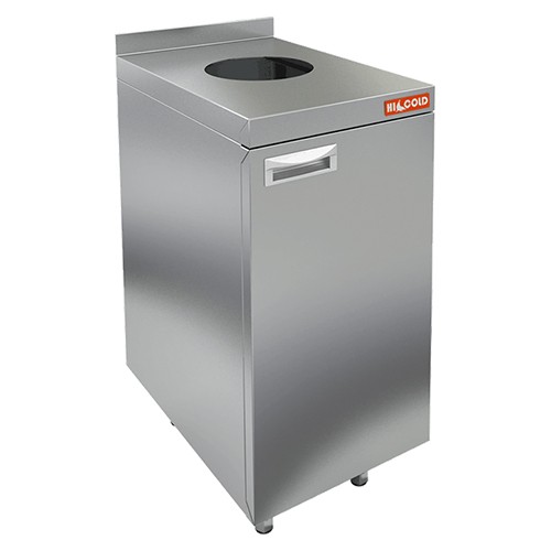 НБМДСО-4/7Б модуль барный с бортом для сбора отходов, 400х700х850мм, HICOLD RUS