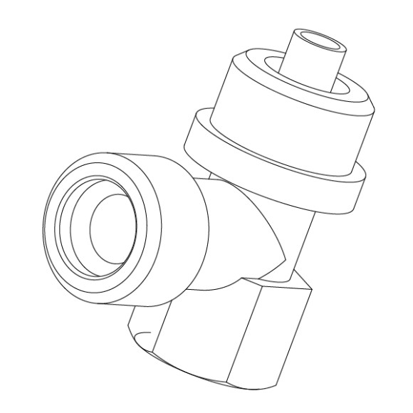 Соединитель нижний для бойлера (D8), Sanremo арт. 10853332