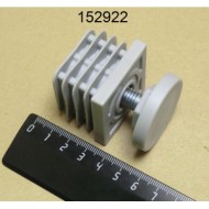 Ножка пластиковая 40х40 в комплекте с винтом robolabs 2116