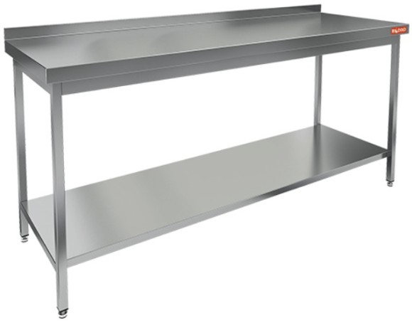 НСО-16/6БП стол произ. пристенн. с полкой, HICOLD RUS