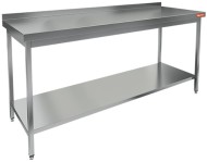 НСО-16/7БП стол  произ. пристенный с полкой, HICOLD RUS