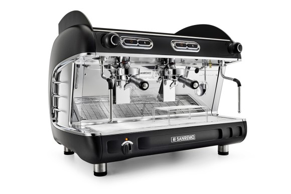 Кофемашина Sanremo Verona SAP (полуавтомат) 2 высокие гр. чёрная Кофемашина Sanremo Verona SAP (полуавтомат) 2 высокие гр. чёрная