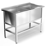 Ванна моечная GPsteel ВМБ-2/530-с-(GP) Ванна моечная GPsteel ВМБ-2/530-с-(GP)