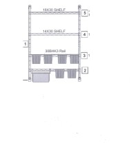 Комплект METRO, стеллаж навесной 18x30x31 Комплект METRO, стеллаж навесной 18x30x31