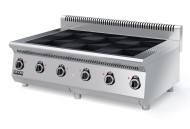 Плита электрическая ПЭ67Н-02, 6 конфорок, настольная, нерж. Плита электрическая ПЭ67Н-02, 6 конфорок, настольная, нерж.