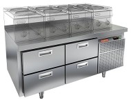 GN 22/BT LT стол охл. под тепловое оборуд.(-10-18), 4 ящика, 1390х700х675мм, HICOLD RUS GN 22/BT LT стол охл. под тепловое оборуд.(-10-18), 4 ящика, 1390х700х675мм, HICOLD RUS