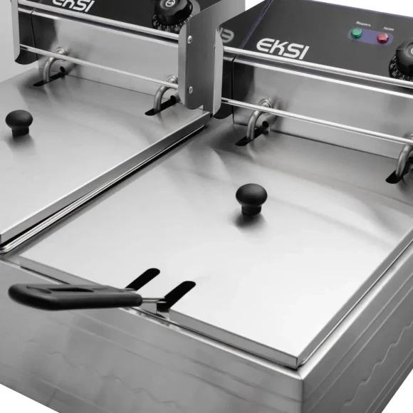 Фритюрница электр. т.м.EKSI, модель 6+6L Electric Fryer