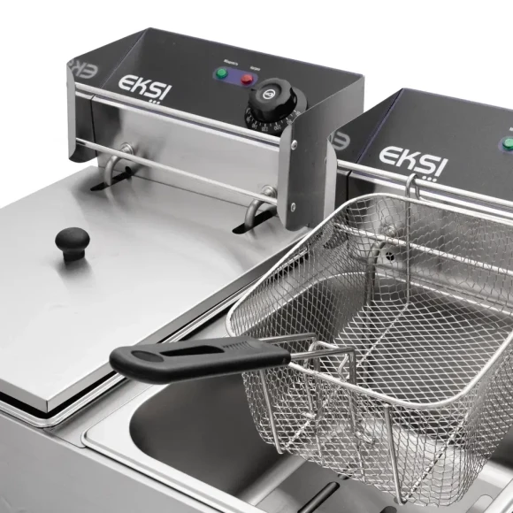 Фритюрница электр. т.м.EKSI, модель 6+6L Electric Fryer
