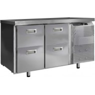 Стол холодильный финист схс-600-0/4 (1400х600х850) Стол холодильный финист схс-600-0/4 (1400х600х850)