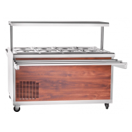 Прилавок холодильный Abat ПВВ(Н)-70ПМ-01-НШ (откр., полка с подсв.,с г/емкост.) кашир. Прилавок холодильный Abat ПВВ(Н)-70ПМ-01-НШ (откр., полка с подсв.,с г/емкост.) кашир.