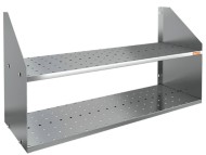 НПД-10/3 П полка настен. двойная с перфорацией, HICOLD RUS НПД-10/3 П полка настен. двойная с перфорацией, HICOLD RUS