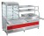Прилавок-витрина холодильный мармитный Abat ПВХМ-70КМУ универс., нерж.витрина слева