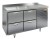 GN 22/TN стол охл.(-2+10), 4 ящика, 1390х700х850мм, HICOLD RUS