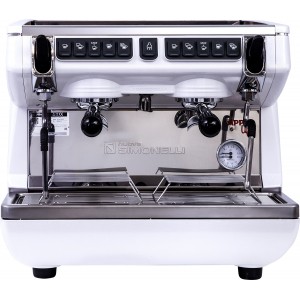 Кофемашина рожковая nuova simonelli appia life compact 2gr v 220v white+economizer+easy cream+high groups