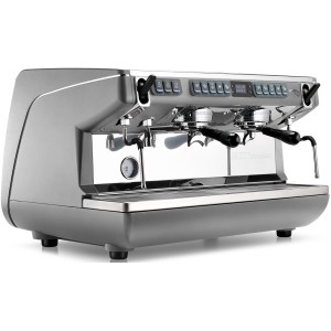 Кофемашина рожковая nuova simonelli appia life 2gr timer 220v metallic grey+high groups+economizer