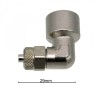 Фитинг угловой 1/4-f с коннектором nuova simonelli 07300531