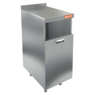 НБММБ-4/6Б модуль барный с бортом с выдвижной секцией для мусорного бака, 400х600х850мм, HICOLD RUS