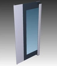 Дверь левая в сборе KVT1337AL для шкафа расстоечного т.м. UNOX серии XEKPT