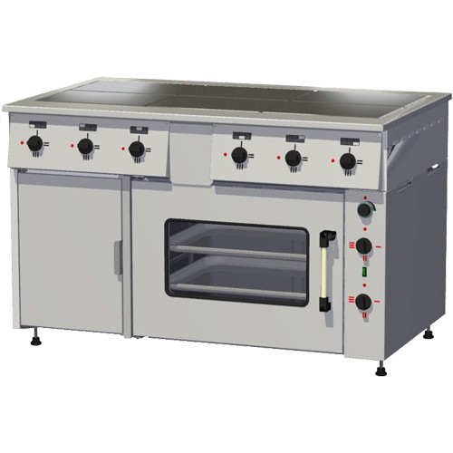 Плита электрическая ПЭ-0,72Мт-011/ПЭ-0,72М (жарочный шкаф, ТЭН, черн. мет. камера, стекло)