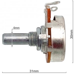 Резистор переменный 1 мом robolabs 25280 Резистор переменный 1 мом robolabs 25280