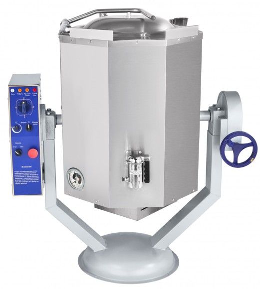 Котел пищеварочный Abat КПЭМ-60-ОМР со сливным краном, 60 л, цельнотянутый Котел пищеварочный Abat КПЭМ-60-ОМР со сливным краном, 60 л, цельнотянутый