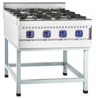Плита газовая Abat ПГК-49П 4-х горелочная, на краш. подст., без духовки Плита газовая Abat ПГК-49П 4-х горелочная, на краш. подст., без духовки