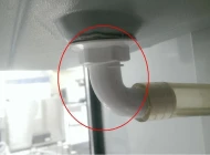 Воронка сливная угловая (патрубок) для шкафа холодильного серий ШВ (С,К,Н), УП1(2)ТУ