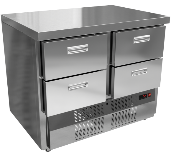 Стол холодильный Kroner СХ 4я-100-70 Стол холодильный Kroner СХ 4я-100-70